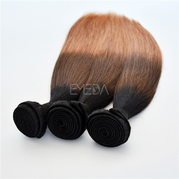 Peruvian 3 tone hair weft  LJ168